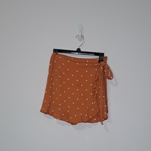 For Love And Lemons Natalia dot skort copper small - Picture 6 of 9